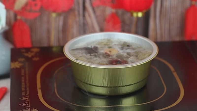 Aluminum Container Used for Electric Stove Cooking