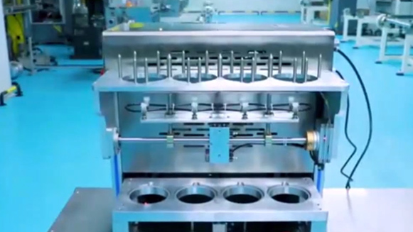 Automatic Tray Sealing Machine with  4 Sealing Molds AP235