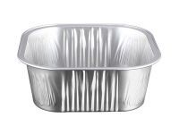 Square Smoothwall Aluminum Foil Container