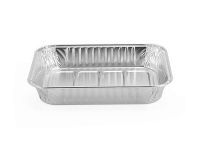 Rectangular Wrinklewall Aluminum Foil Container, G rim