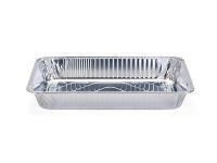 Rectangular Wrinklewall Aluminum Foil Container, G rim