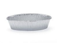 Oval Wrinklewall Aluminum Foil Container