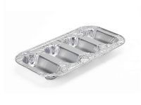 Multi Compartment Wrinklewall Aluminum Foil Container